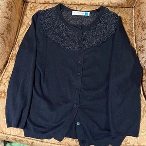 Anthropologie Black Cardigan